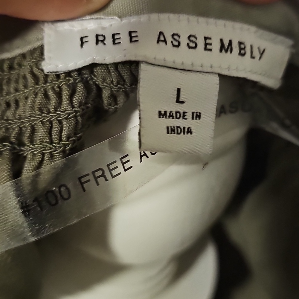 Free Assembly Green Drawstring Dress - Picture 6 of 6